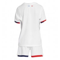 Echipament fotbal Paris Saint-Germain Tricou Deplasare 2024-25 pentru copii maneca scurta (+ Pantaloni scurti)